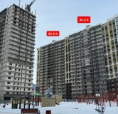 Ход строительства дома 34-2 в ЖК Новое Побережье -