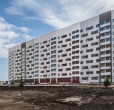Ход строительства дома 1 в ЖК Огни -