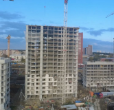 Ход строительства дома 1 в ЖК Vitamin-квартал на Титова -