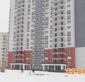 Ход строительства дома Артамонова 22и, 2 этап в ЖК Лазурный -