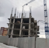 Ход строительства дома 1 в ЖК Центральный -