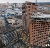 Ход строительства дома 33 в ЖК Весенний квартал -