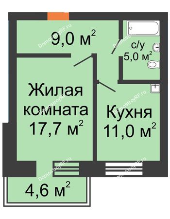 3 комнатная квартира 78,5 м² - Жилой дом по ул. Львовская, 33а