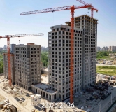 Ход строительства дома 6 к2, ГП-12 (2 этап) в ЖК Айвазовский (Айвазовский City) -