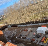 Ход строительства дома 25 в ЖК По ул. Комарова -