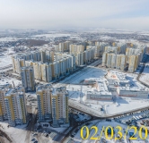 Ход строительства дома № 13а в Микрорайон Нанжуль-Солнечный -