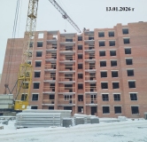 Ход строительства дома поз. Л5.2 в ЖК Ёлки Парк (Elky Park) -