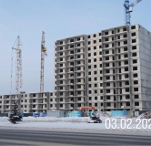 Ход строительства дома 47-01 в ЖК Время -