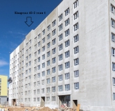 Ход строительства дома № 42-2 (1), У парка в ЖК Южный Город -