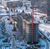 Ход строительства дома 10/1, секция 6,7 в ЖК Ясный Берег -