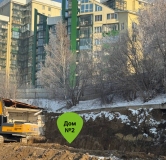 Ход строительства дома 2 в ЖК На Кузьмихе -