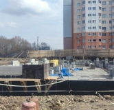 Ход строительства дома 1 в ЖК Ривер Парк -