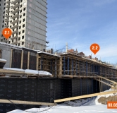 Ход строительства дома 2 в ЖК Лотос -